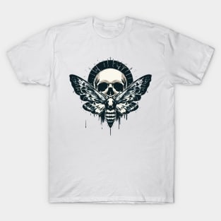 Moth skull horror T-Shirt